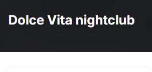 Dolce Vita nightclub